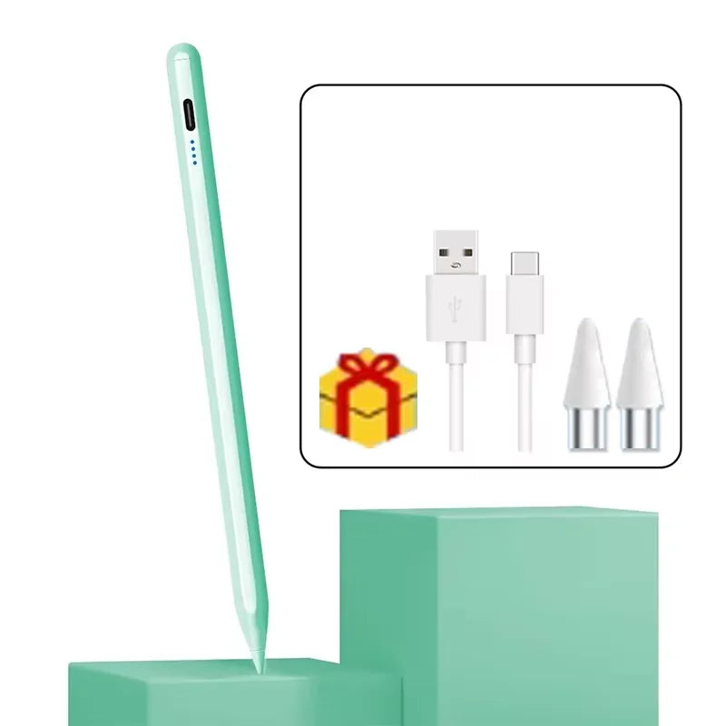 Palm Rejection Stylus Pen with Power Display for Apple iPad - Compatible with iPad 2018-2022 iPad Pro Air Mini