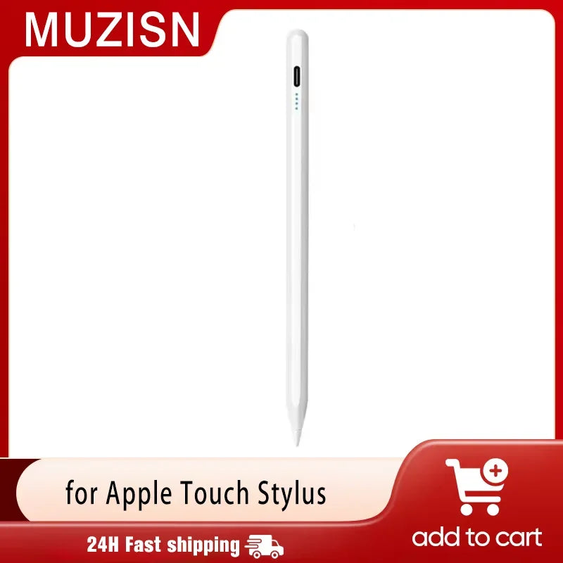 New For Apple Pencil Palm Rejection Power Display iPad Pencil Pen For iPad 2025 2024 2023 2022 2021 Pro Air Mini Specific Stylus