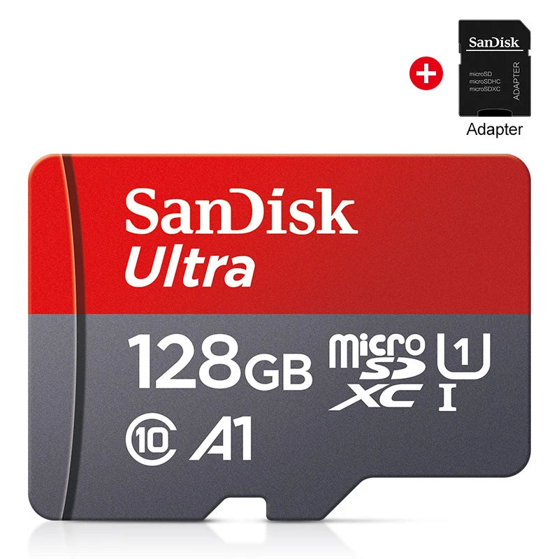 Micro SD Memory Card TF/SDCard 32GB 64GB 256GB 512GB 120M/S Class10 UHS-1 Flash Ultra 128GB Camera/Phone For Card Reader/Adapter