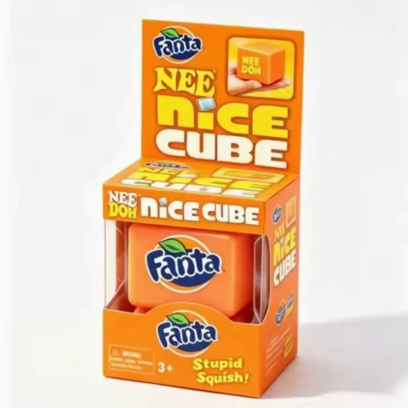Schylling Needoh Nice Cube Sensory Nice-Sicle Stress Relief Squishy Cube Anti-Anxiety Squeeze Object For Focus ADHD Population