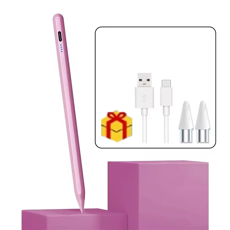 Palm Rejection Stylus Pen with Power Display for Apple iPad - Compatible with iPad 2018-2022 iPad Pro Air Mini