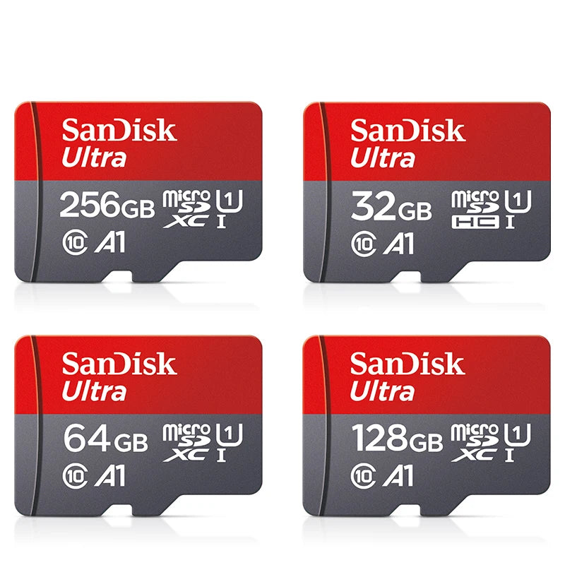 Micro SD Memory Card TF/SDCard 32GB 64GB 256GB 512GB 120M/S Class10 UHS-1 Flash Ultra 128GB Camera/Phone For Card Reader/Adapter