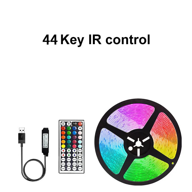 LED Strip Light Bluetooth 3/5/10M 2835 SMD 5V RGB Lights Flexible LED Lamp Tape Ribbon Self-adhesive TV Desktop Diode Decoration