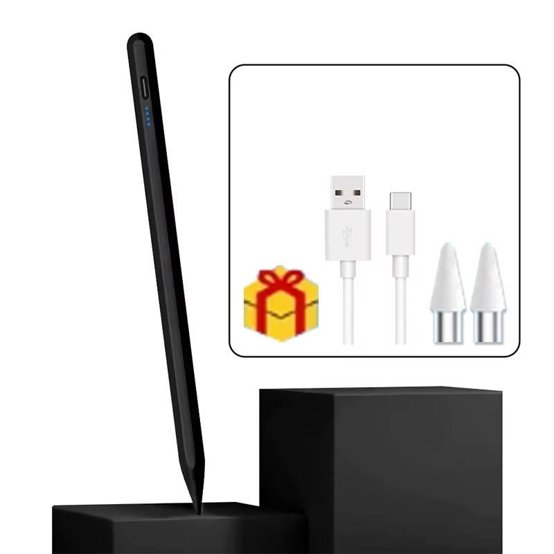 Palm Rejection Stylus Pen with Power Display for Apple iPad - Compatible with iPad 2018-2022 iPad Pro Air Mini