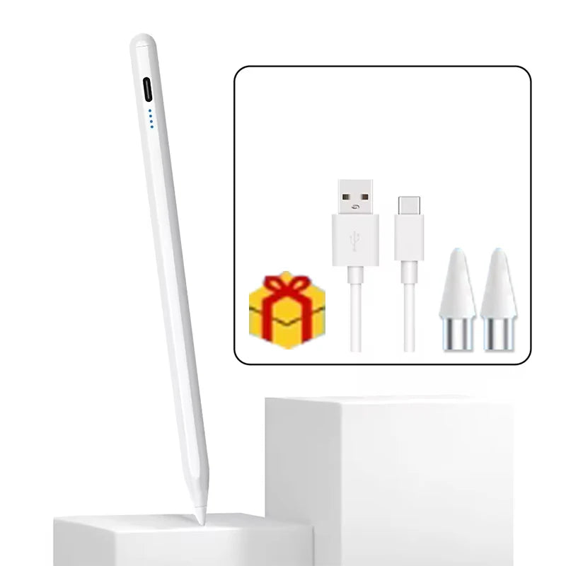 Palm Rejection Stylus Pen with Power Display for Apple iPad - Compatible with iPad 2018-2022 iPad Pro Air Mini