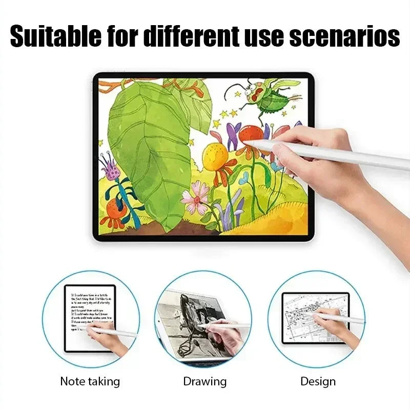New For Apple Pencil Palm Rejection Power Display iPad Pencil Pen For iPad 2025 2024 2023 2022 2021 Pro Air Mini Specific Stylus