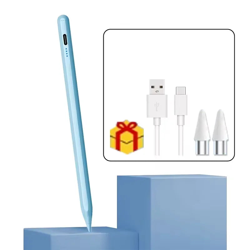 Palm Rejection Stylus Pen with Power Display for Apple iPad - Compatible with iPad 2018-2022 iPad Pro Air Mini