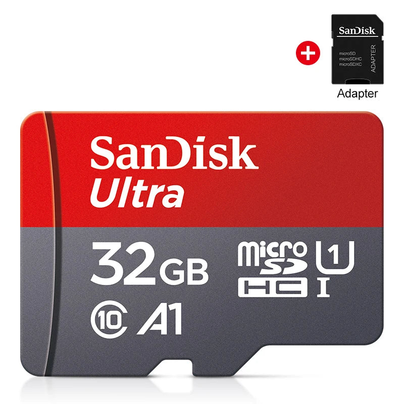 Micro SD Memory Card TF/SDCard 32GB 64GB 256GB 512GB 120M/S Class10 UHS-1 Flash Ultra 128GB Camera/Phone For Card Reader/Adapter