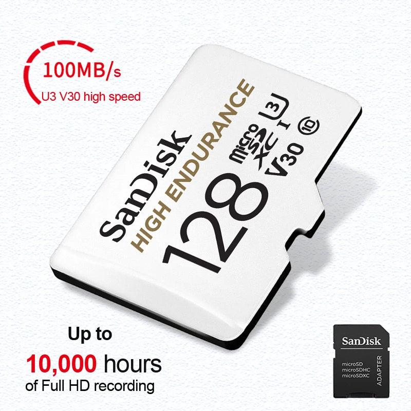 Micro SD Memory Card TF/SDCard 32GB 64GB 256GB 512GB 120M/S Class10 UHS-1 Flash Ultra 128GB Camera/Phone For Card Reader/Adapter